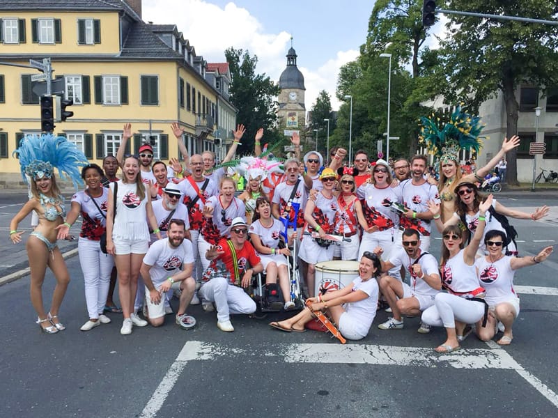 Samba Universo beim Samba-Festival-Umzug 2018 in Coburg