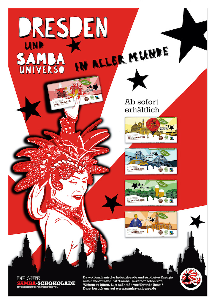 Samba Universo Plakat Schokoladen